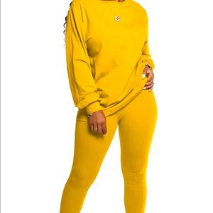 Yellow long sleeve set